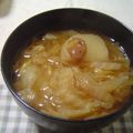 さとよこ's cooksnap of when they made 梅みそ汁.
