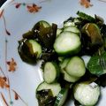 ton0g0ton's cooksnap of when they made きゅうり・キャベツとワカメの酢の物♪ゆず.