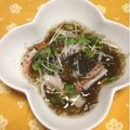 ぽぽきゅ's cooksnap of when they made ★もずく酢にカニカマ君と貝割れちゃん★.