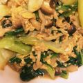 クックW70LV9☆'s cooksnap of when they made 青梗菜と卵のオイスター炒め.