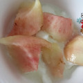 ﾌﾞﾚﾝﾀﾞ's cooksnap of when they made 簡単カットの桃のヨーグルトかけ.