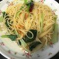 ゆか＊みく's cooksnap of when they made 桜海老と小松菜のペペロンチーノ.