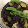 kaops小鉄's cooksnap of when they made 素揚げなすとえんどうの煮びたし.