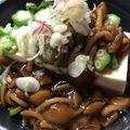 ひろふみくん's cooksnap of when they made オクラと茗荷となめこのネバネバ冷奴！.