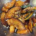 【芹沢】's cooksnap of when they made かぼちゃ嫌いもお箸が進む★酢かぼちゃ.