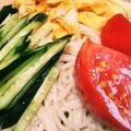 tera☆mix's cooksnap of when they made ごま油香る！冷やし中華風おそうめん★.