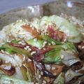 おにぎりママ's cooksnap of when they made 焼きそばの素活用！キャベツと桜エビの焼飯.