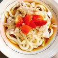ぱんだ170071's cooksnap of when they made スパイシー冷しゃぶトマト❤カレーうどん.