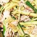 まほりんまま's cooksnap of when they made 豚肉ときゅうり、みょうがのサラダ♪.