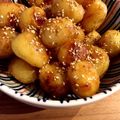 クックT420MD☆'s cooksnap of when they made めちゃウマ♪胡麻油香る新じゃが甘辛煮☆.