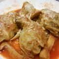 ねこはがき's cooksnap of when they made トマトソースでロールキャベツ.