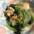 シェフ・レミー's cooksnap of when they made 小松菜とベビーホタテの炒め物.