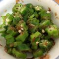 みんつ07's cooksnap of when they made オクラのおかかごま油和え.