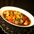 Shanti♪'s cooksnap of when they made 豚肉と野菜の黒酢あんかけ.