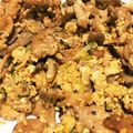 ♥ミルクティ♥'s cooksnap of when they made 簡単！豚バラとキノコの卵とじ.