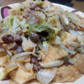 ぱんだねーさん's cooksnap of when they made 厚揚げと白菜、牛肉すき焼き風炒め.