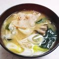 びびの助's cooksnap of when they made 朝昼夕に２人分♪豚肉しめじ長ねぎのみそ汁.