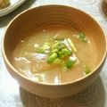 toccot's cooksnap of when they made スイカの皮でお味噌汁！？家計救済レシピ.