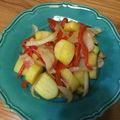 ご飯作り見習い's cooksnap of when they made 赤ピーマンの炒めもの.
