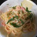 RUKA37's cooksnap of when they made 混ぜて簡単 たらこパスタ.