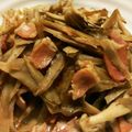 珠理♡'s cooksnap of when they made ベーコンで☆ごぼうと舞茸のバター醤油.