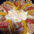 yanagamo's cooksnap of when they made フライパンで！チキンとソーセージパエリア.