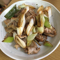 あいちゃんんん◎'s cooksnap of when they made 豚バラ肉と白ネギのクレイジーソルト炒め☆.
