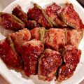 ゆきさく♪'s cooksnap of when they made [簡単]タレが絡む〜♡ピーマンの肉詰め.