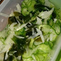 やわり's cooksnap of when they made ☆簡単キュウリとワカメのらっきょう和え☆.