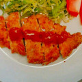ぴくしーの台所's cooksnap of when they made 裏技ひと手間で 柔らか基本のトンカツ簡単.