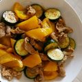 りんごりんご04's cooksnap of when they made 豚バラ肉とズッキーニの柚子胡椒ポン酢炒め.