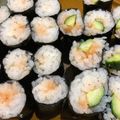 わたるんママ's cooksnap of when they made 明太子の巻き寿司、残り物でおもてなし.