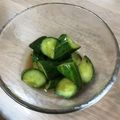 亜久里's cooksnap of when they made 七味が決め手!?きゅうりの超浅漬け.