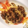 ♬流♬'s cooksnap of when they made ✿牛肉のスパイシー炒め✿.