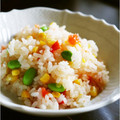 kebeibiko's cooksnap of when they made 絶品!!踊り廻るぅ～❁塩トマトのおこわ❁.