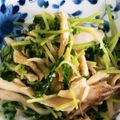 ニゲラ。's cooksnap of when they made 【免疫力UP!】舞茸と豆苗のお浸し.