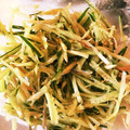 Yosaroh's cooksnap of when they made みょうがときゅうりのサラダ.