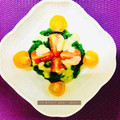 賀古遥's cooksnap of when they made トマトとほうれん草のサラダ(=^・^=).