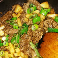 静かに暮らしたい's cooksnap of when they made 牛肉と長芋のわさび醤油炒め☆.