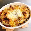 ぱんだ170071's cooksnap of when they made リメイク＊巣ごもり卵のチーズ焼きカレー.