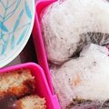 eiyoushi's cooksnap of when they made ゆかりと鮭フレークのおにぎり.
