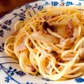 麗香✩'s cooksnap of when they made 菜花とベーコンのスパゲッティ.