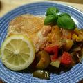 ジュスカ's cooksnap of when they made ☆チキンのグリル☆ラタトゥイユ添え☆.