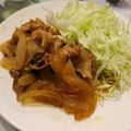 ☆momomama☆'s cooksnap of when they made ♡豚バラしゃぶ肉で生姜焼き♡.