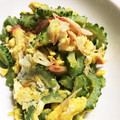 ちづりんも's cooksnap of when they made ゴーヤとカニカマの卵とじ　簡単.