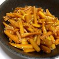 chipooh's cooksnap of when they made 人参のきんぴら 簡単常備菜.