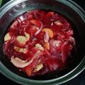 ฟ้า's cooksnap of when they made 本場のロシアのボルシチ.