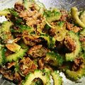 にるふめし's cooksnap of when they made 簡単！ゴーヤとさんまの蒲焼缶詰のごまあえ.