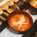 コナ子's cooksnap of when they made 辛い！美味しい！カルビクッパ.