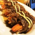 さらんだー's cooksnap of when they made エリンギの牛肉テリヤキ巻.